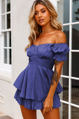 Boho Off Shoulder Romper - Dress In Beauty Boho Off Shoulder Romper - Dress In Beauty