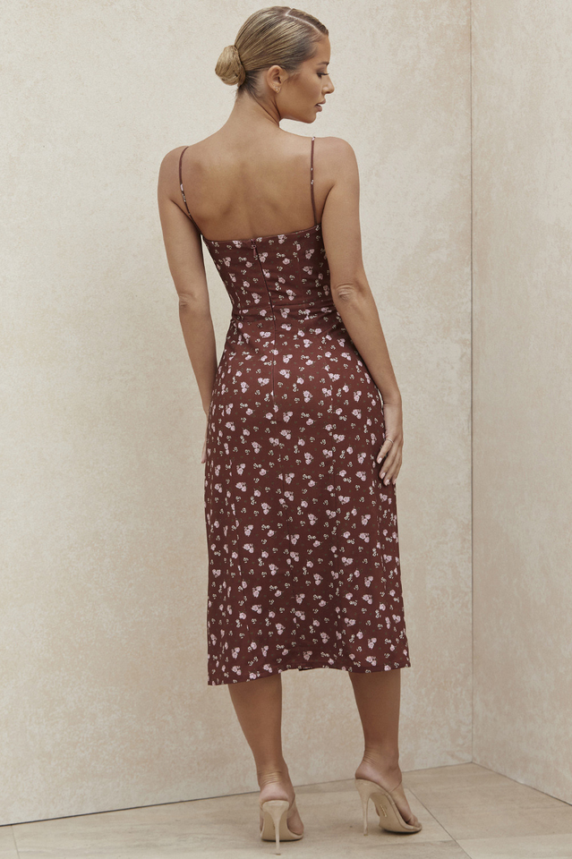 Floral Bustier Midi Dress | Dress In Beauty Floral Bustier Midi Dress | Dress In Beauty