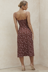 Floral Bustier Midi Dress | Dress In Beauty Floral Bustier Midi Dress | Dress In Beauty