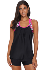 Racerback Layered Tankini Swimsuit | Dress In Beauty Racerback Layered Tankini Swimsuit | Dress In Beauty