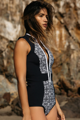 Stripe Design One Piece Swimsuit | Dress In Beauty Stripe Design One Piece Swimsuit | Dress In Beauty