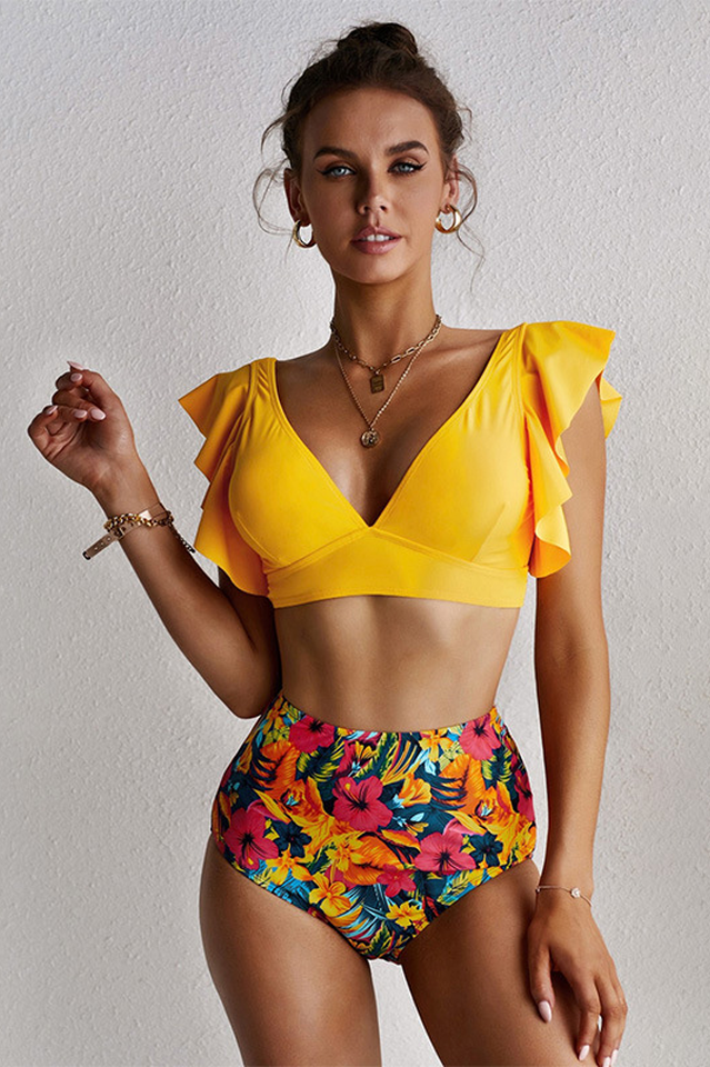 High Waist Push-Up Swimsuit | Dress In Beauty High Waist Push-Up Swimsuit | Dress In Beauty