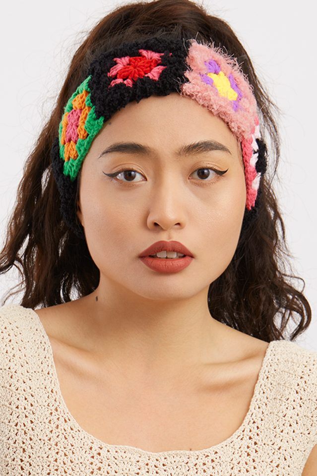 Handmade Ear Warmer Pattern Knit Headband | Dress In Beauty Handmade Ear Warmer Pattern Knit Headband | Dress In Beauty