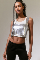 Harlow Metal Cropped Top | Dress In Beauty Harlow Metal Cropped Top | Dress In Beauty