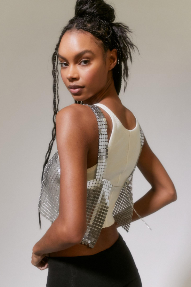 Harlow Metal Cropped Top | Dress In Beauty Harlow Metal Cropped Top | Dress In Beauty