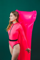 Surf-Up Neon Belted Swimsuit | Dress In Beauty Surf-Up Neon Belted Swimsuit | Dress In Beauty