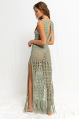 Crochet High Neck Cover Up | Dress In Beauty Crochet High Neck Cover Up | Dress In Beauty