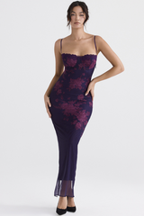 Aiza Purple Floral Dress | Dress In Beauty Aiza Purple Floral Dress | Dress In Beauty