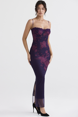 Aiza Purple Floral Dress | Dress In Beauty Aiza Purple Floral Dress | Dress In Beauty