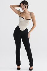Uvula Off-White Satin Corset | Dress In Beauty Uvula Off-White Satin Corset | Dress In Beauty