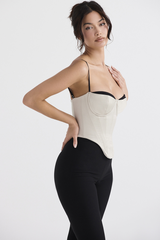 Uvula Off-White Satin Corset | Dress In Beauty Uvula Off-White Satin Corset | Dress In Beauty