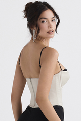 Uvula Off-White Satin Corset | Dress In Beauty Uvula Off-White Satin Corset | Dress In Beauty