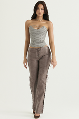 Mirabelle Plum Anthracite Lace Up Bra | Dress In Beauty Mirabelle Plum Anthracite Lace Up Bra | Dress In Beauty