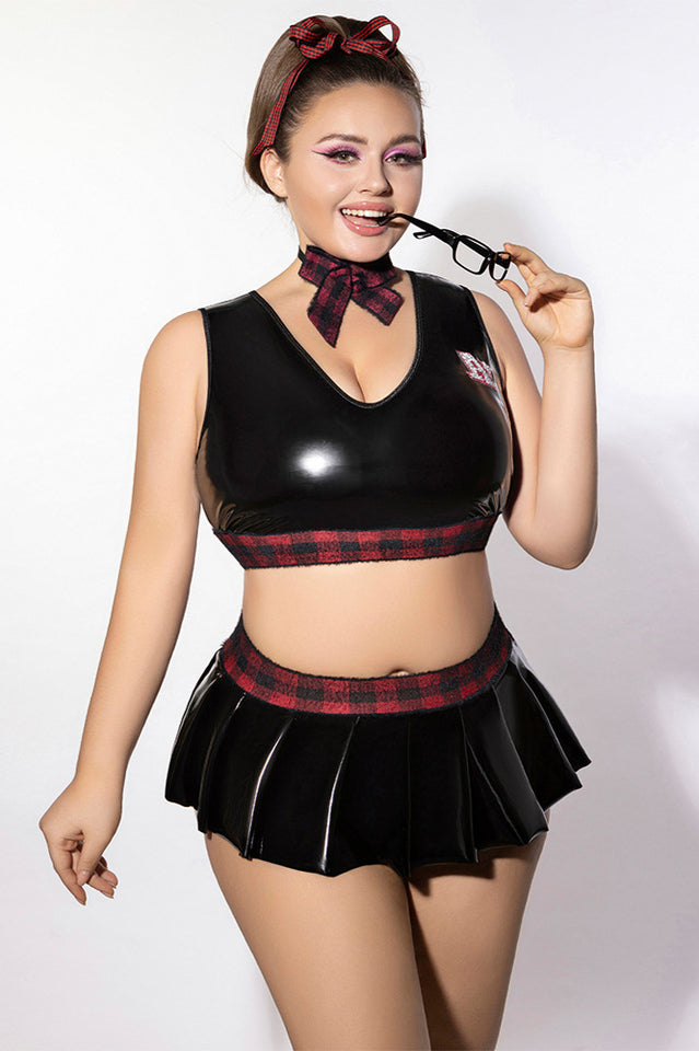 Plus Size Schoolgirl Roleplay Lingerie Set | Dress In Beauty