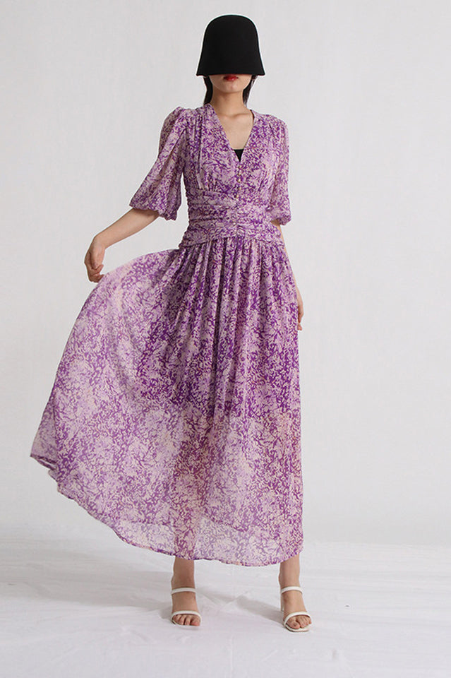 Aurier Printed Midi Dress | Dress In Beauty