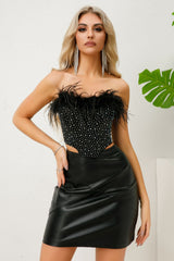 'New Flame' Embellished Corset Top | Dress In Beauty