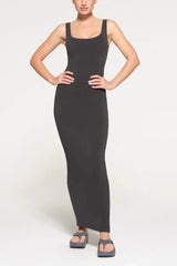 SKIMS New Vintage Scoop Neck Maxi Dress