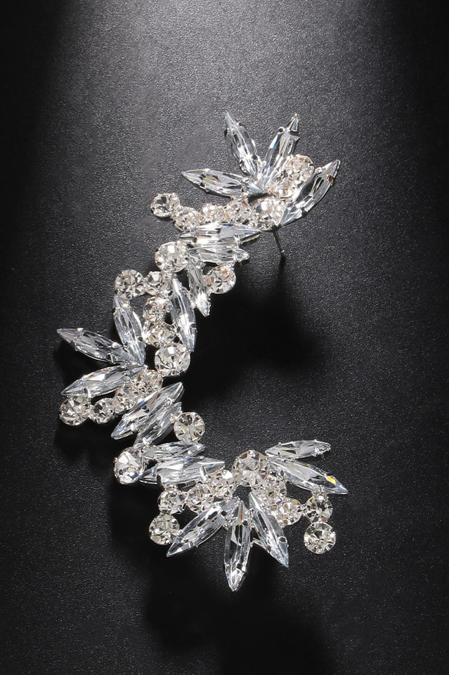 Rhinestone Rise Earrings | Dress In Beauty