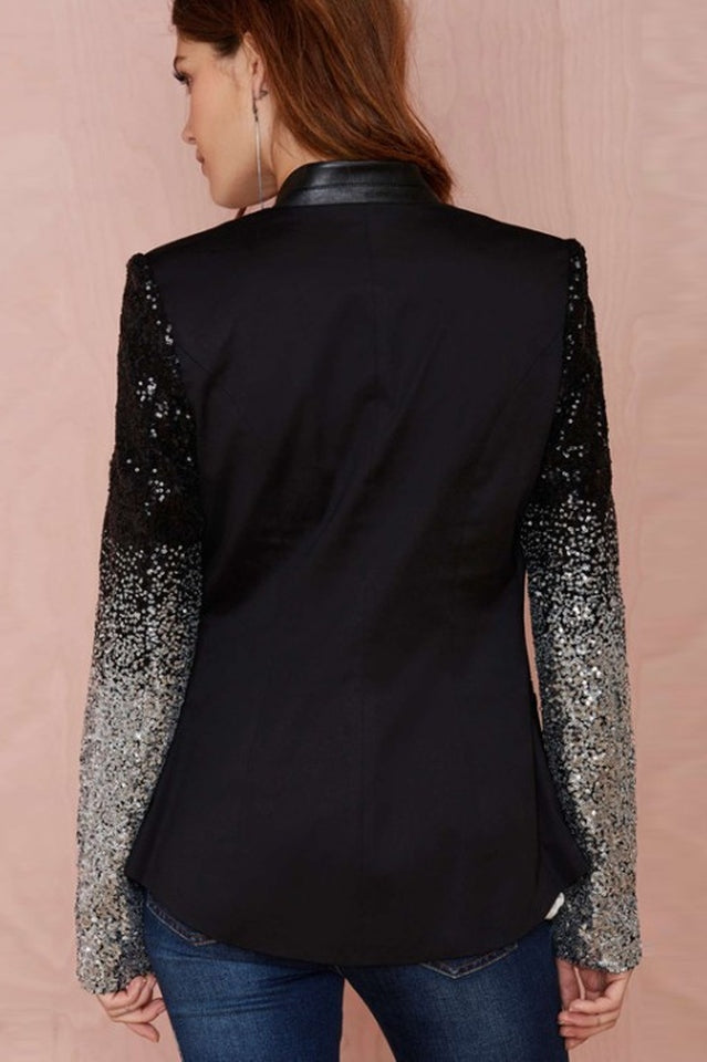 Blazer With Sequins Sleeve | Dress In Beauty