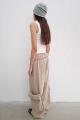 OPEN YY Washed Rolled Cargo Pants