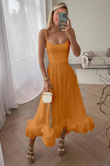 Flounce Bustier Midi Dress | Dress In Beauty