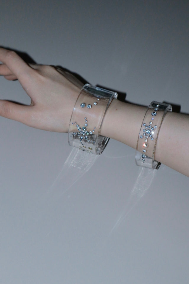 Handmade Acrylic Crystal Bracelet | Dress In Beauty