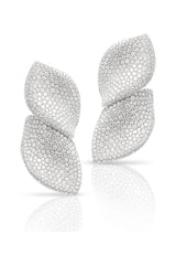 Diamond Leaf Shape Earrings & Ring Set | Dress In Beauty