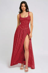 Jacquard Maxi Dress