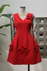 Bertina Floral Applique Mini Dress | Dress In Beauty