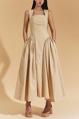 Anna Square Neck Midi Dress | Dress In Beauty