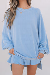 Casual Knit Skirt Set