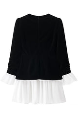 Eveline Velvet Tiered Mini Dress | Dress In Beauty