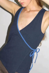 Paloma Wool Plunge Neckline Sleeveless Top