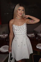 Strapless Crystal A Line Dress | Dress In Beauty