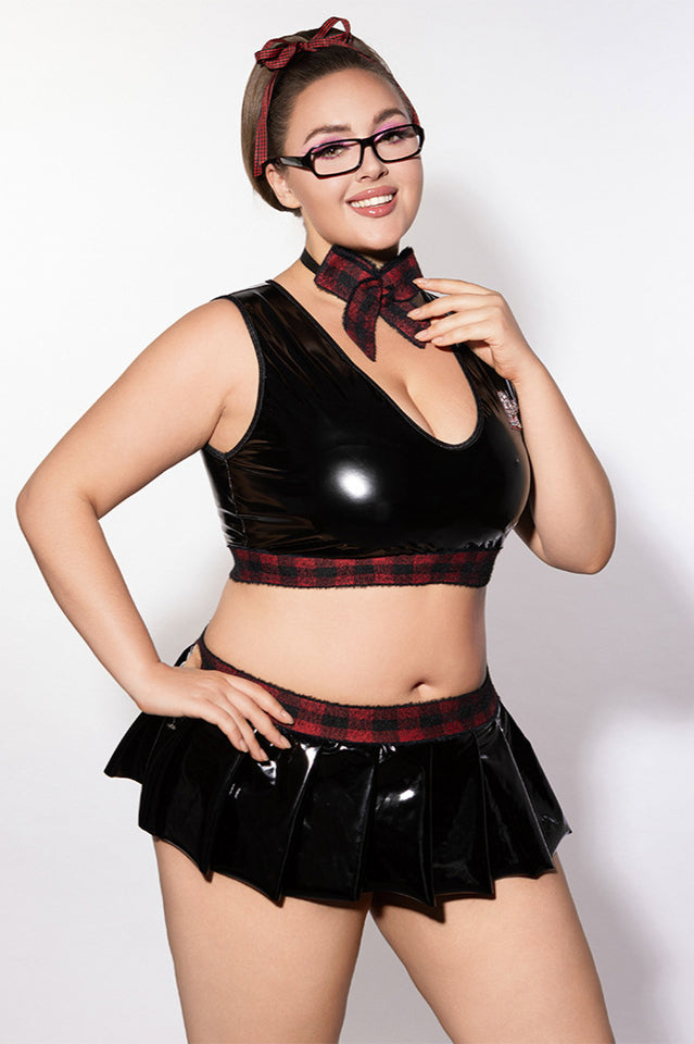 Plus Size Schoolgirl Roleplay Lingerie Set | Dress In Beauty