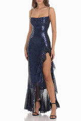 Sequin Ruffle Dress | Dress In Beauty