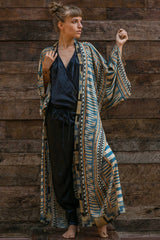 Boho Tie Dye Kimono Blouse | Dress In Beauty