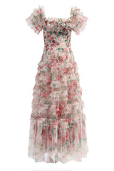 Nola Ruched Floral Maxi Dress | Dress In Beauty