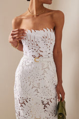 Paulina Lace Midi Dress