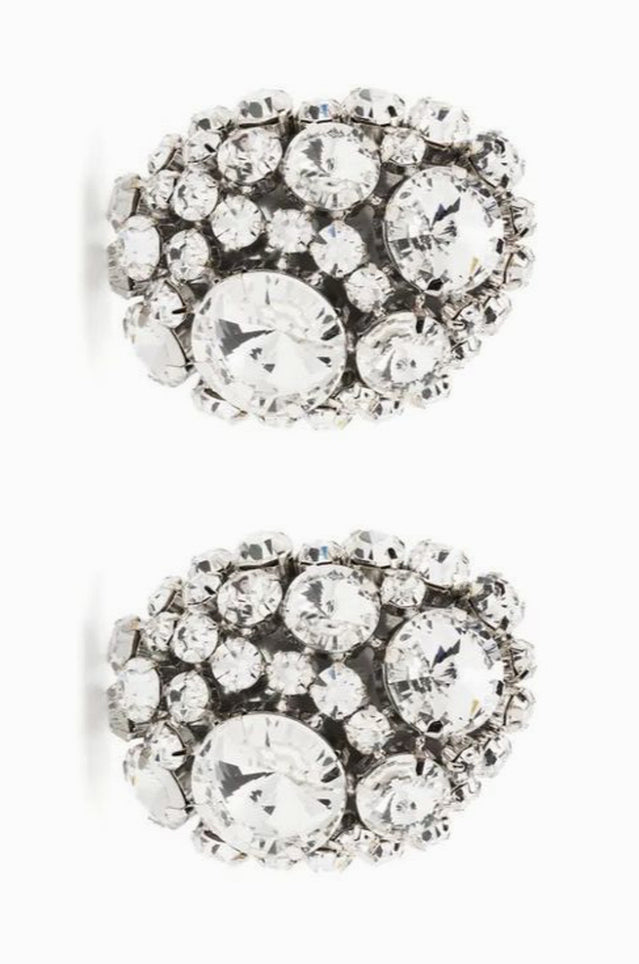 Nora Crystal Ear Clip Earrings | Dress In Beauty