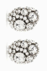 Nora Crystal Ear Clip Earrings | Dress In Beauty
