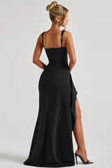 Corset Sleeveless Ruched Gown