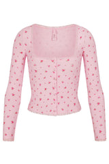 Long Sleeve Lounge Top | Dress In Beauty