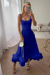 Flounce Bustier Midi Dress | Dress In Beauty