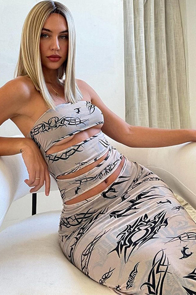 Bad Babe Mesh Maxi Dress | Dress In Beauty
