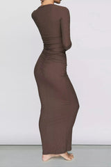 Soft Lounge Ruched Long Skirt | Dress In Beauty