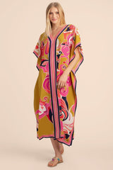Oversize V-Neck Kaftan | Dress In Beauty