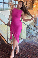 Bay Leaf Ruffle Midi Dress | Dress In Beauty