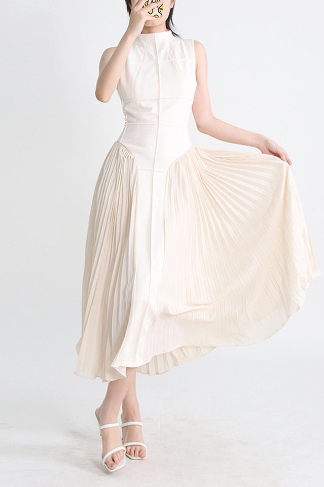 Amira Highend Sleeveless Pleated Dress | Dress In Beauty