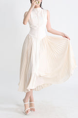Amira Highend Sleeveless Pleated Dress | Dress In Beauty